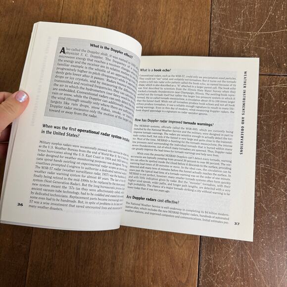 The‎ Handy Weather Answer Book 1997 Walter A. Lyons Paperback Book - Picture 14 of 14